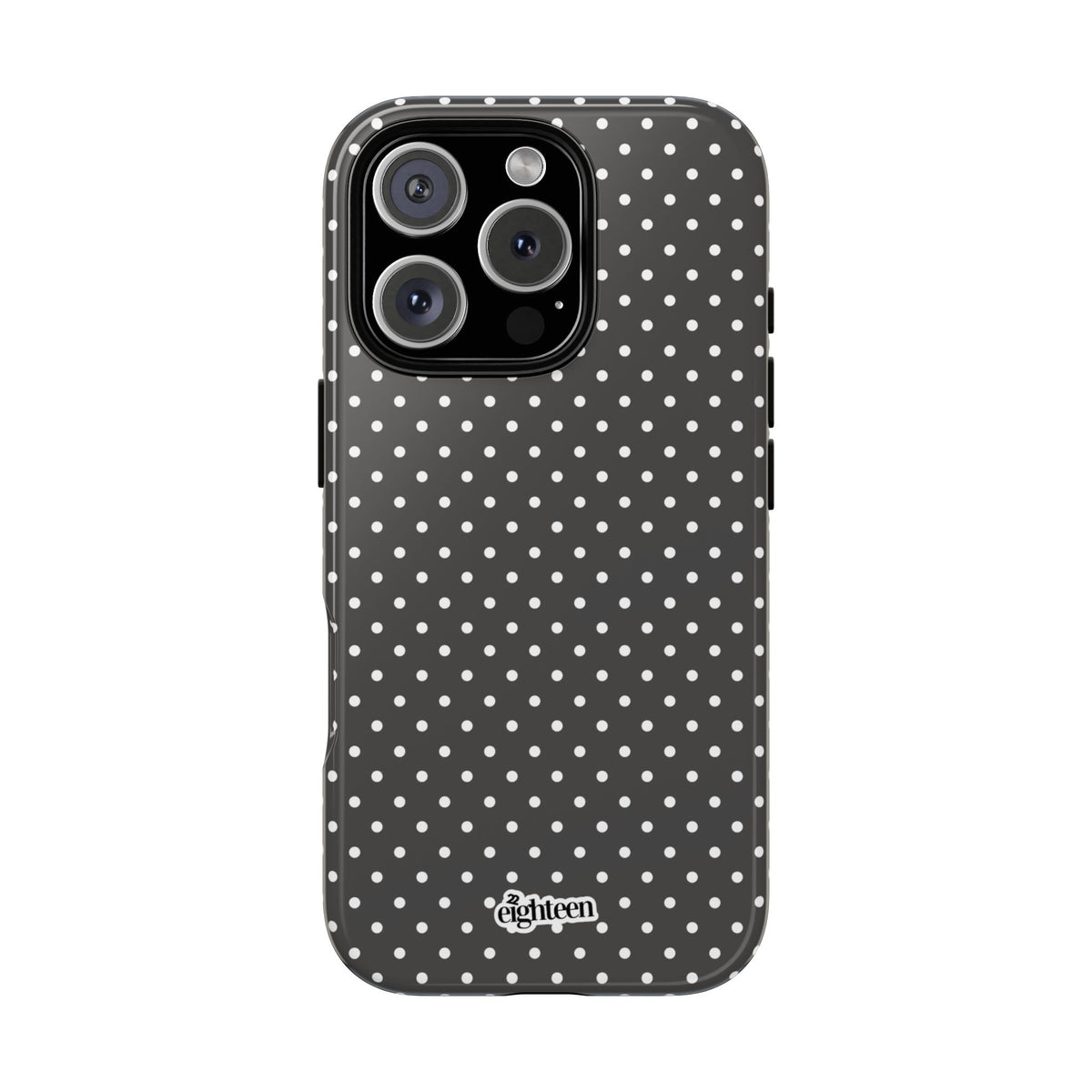 Charcoal Dotty Phone Case