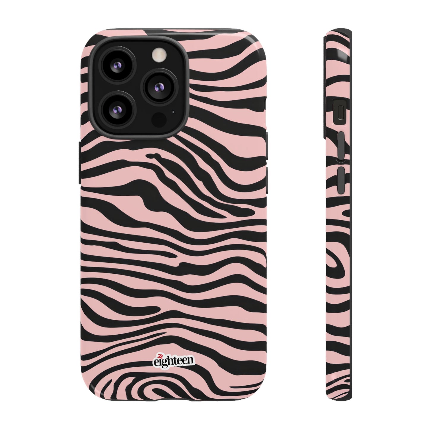 Pink Saharan Stripe Tough Phone Case