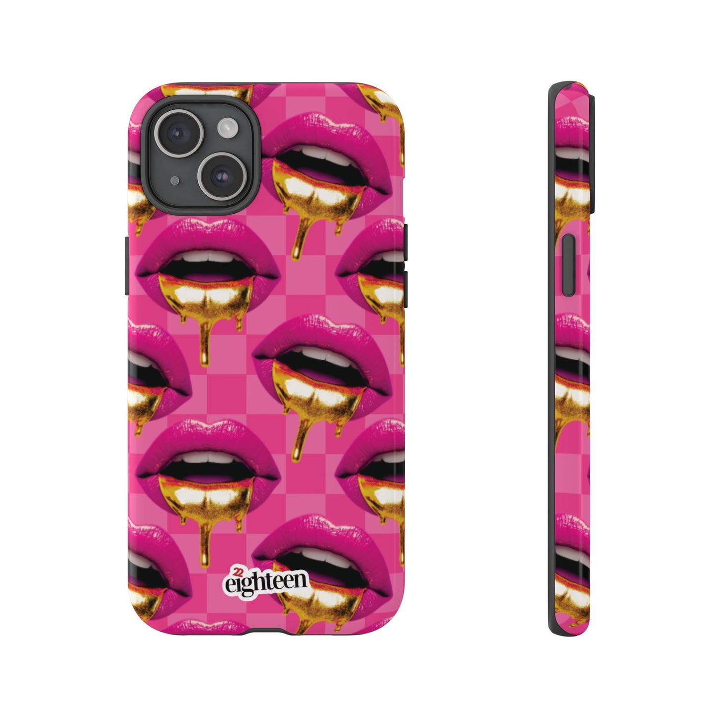 Pink Ms Pouty Tough Phone Case