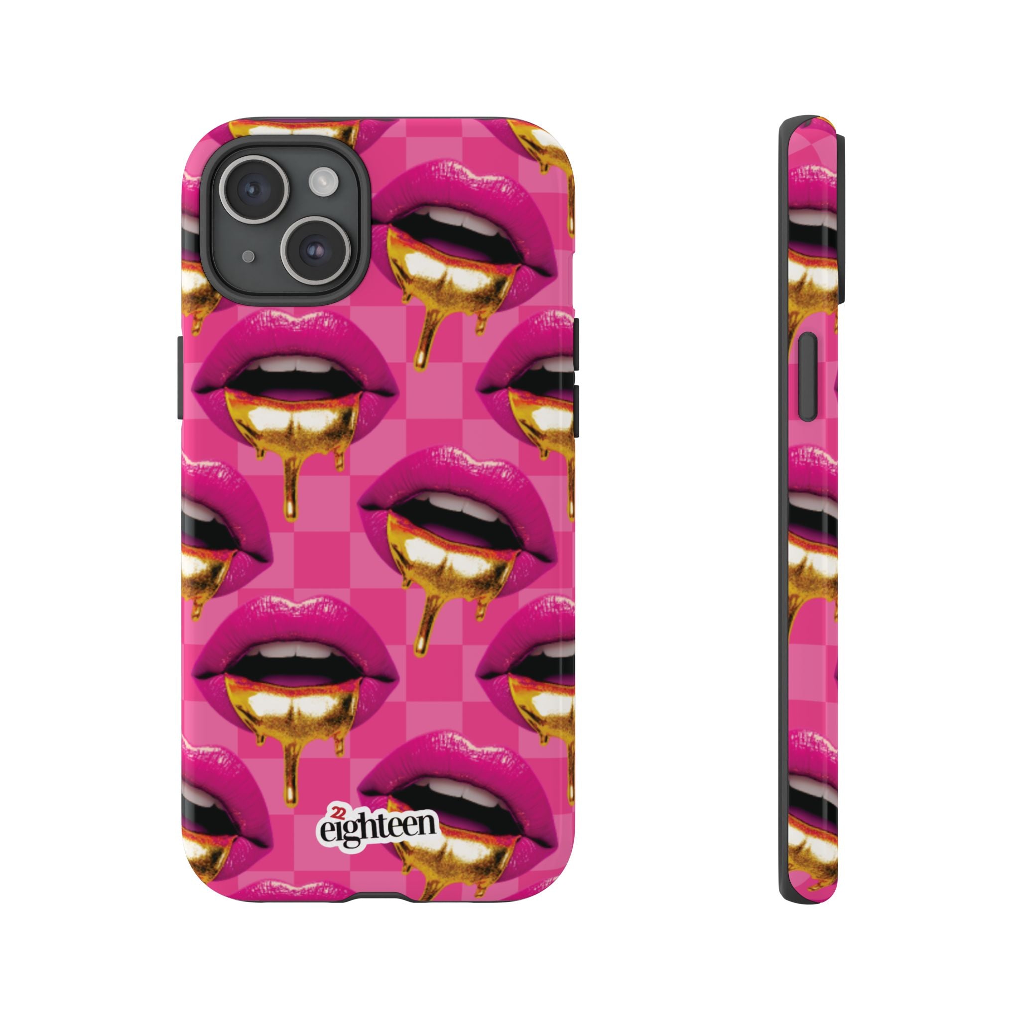 Pink Ms Pouty Tough Phone Case