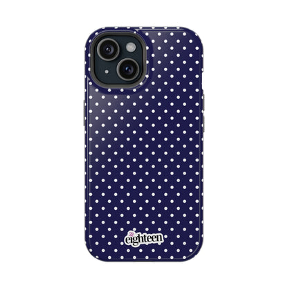Deep Blue Dotty MagSafe Tough Case