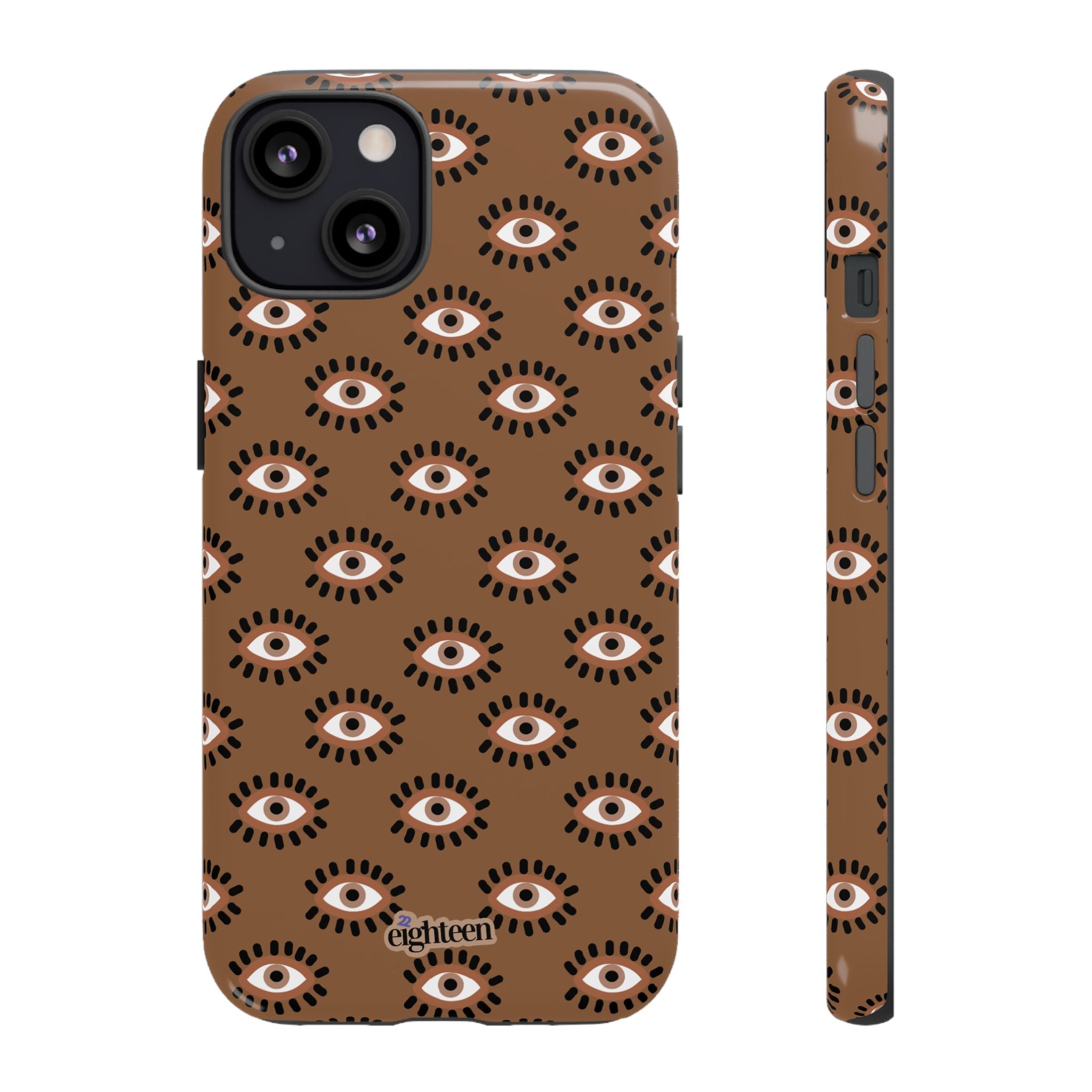 Brown Gaze Tough Phone Case
