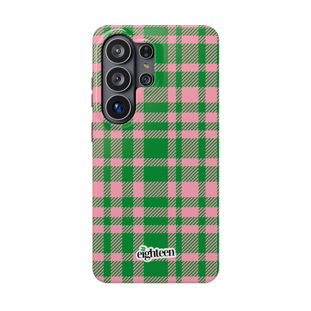 Pink Salmon & Apple Green Interlude MagSafe Phone  Case
