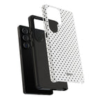 White Dotty Phone Case