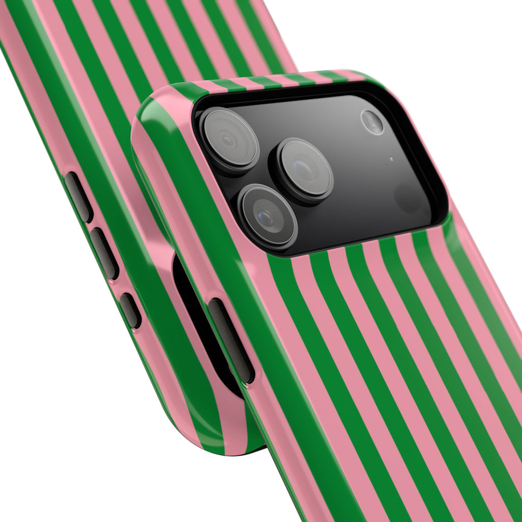 Pink Salmon & Apple Green Baseline MagSafe Phone Case