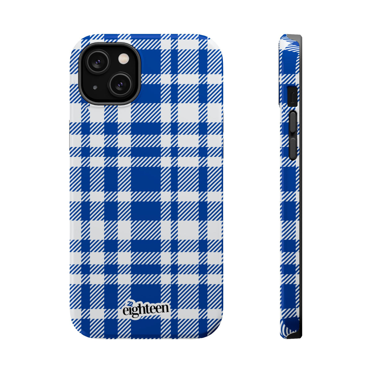 Royal Blue & White Interlude MagSafe Phone Case