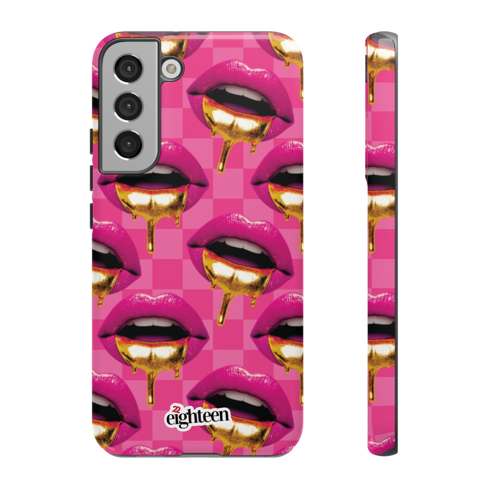 Pink Ms Pouty Tough Phone Case