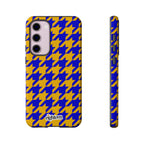 Royal Blue & Gold Staccato Phone Case
