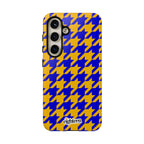 Royal Blue & Gold Staccato Phone Case