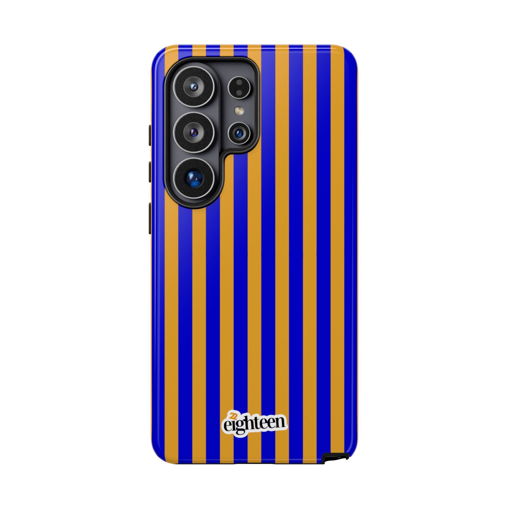 Royal Blue & Gold Baseline Tough Phone Case