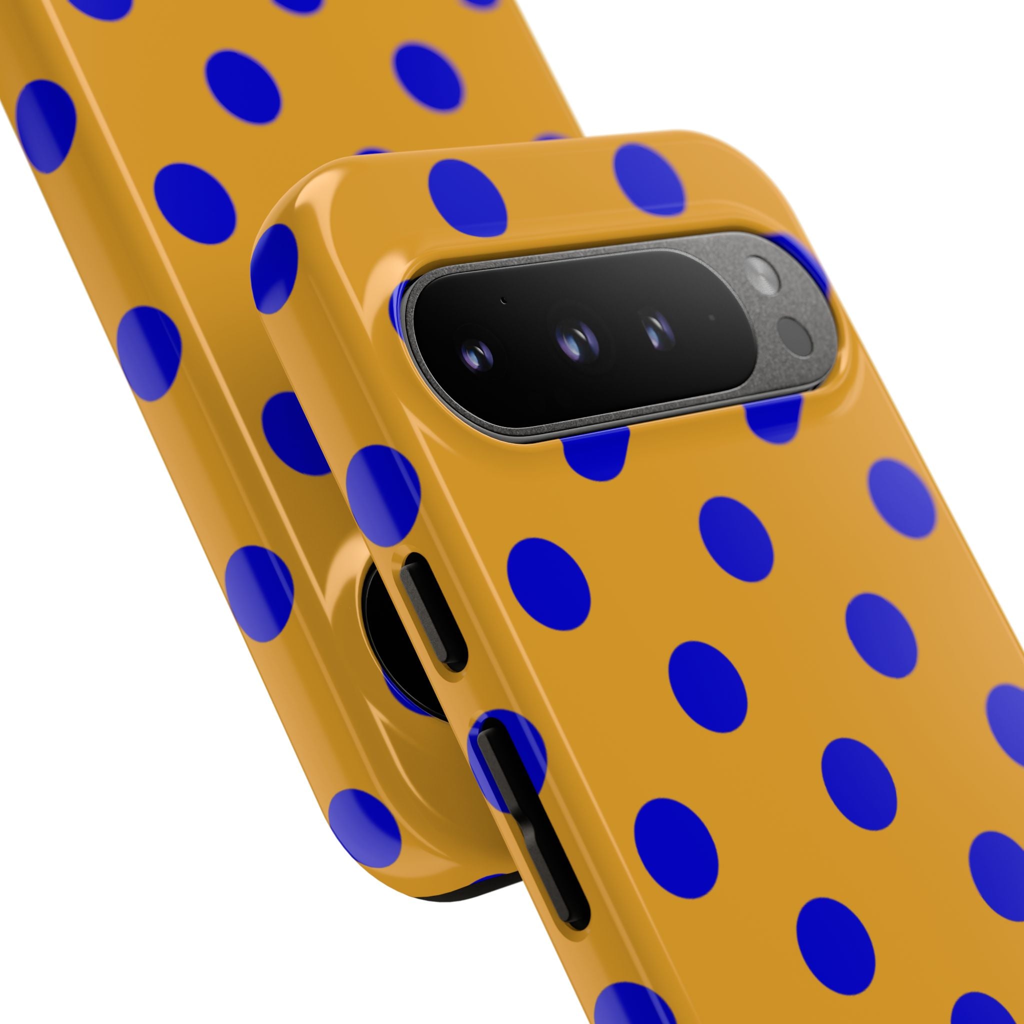 Royal Blue & Gold Dot Theory Tough Phone Case