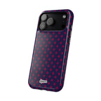 Night Blue & Burgundy Dot Theory MagSafe Phone Case
