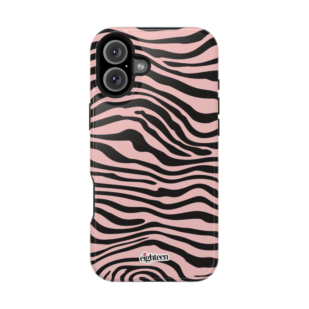 Pink Saharan Stripe MagSafe Phone Case