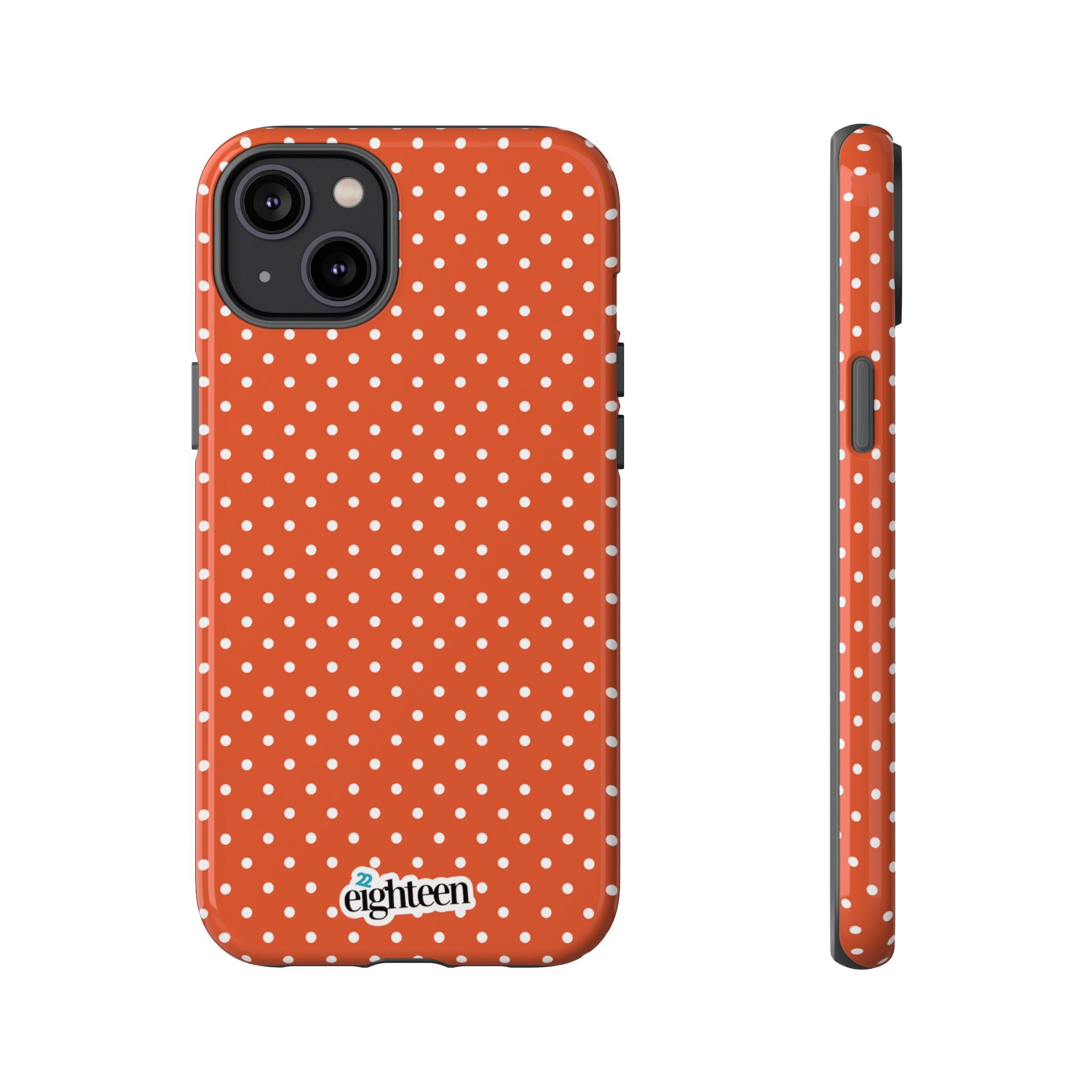 Harvest Orange Dotty Tough Phone Case