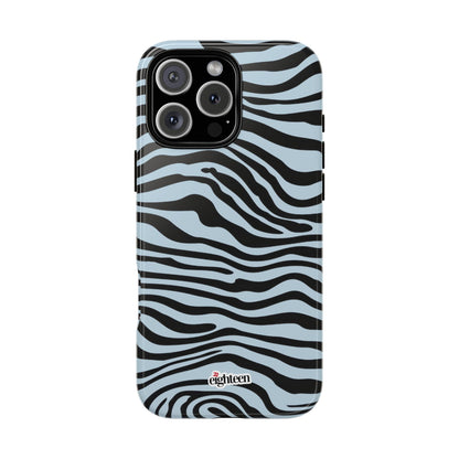 Blue Saharan Stripe Tough Phone Case