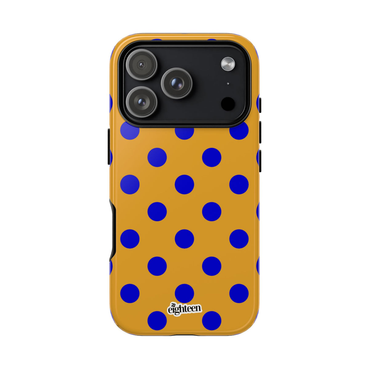Royal Blue & Gold Dot Theory Phone Case