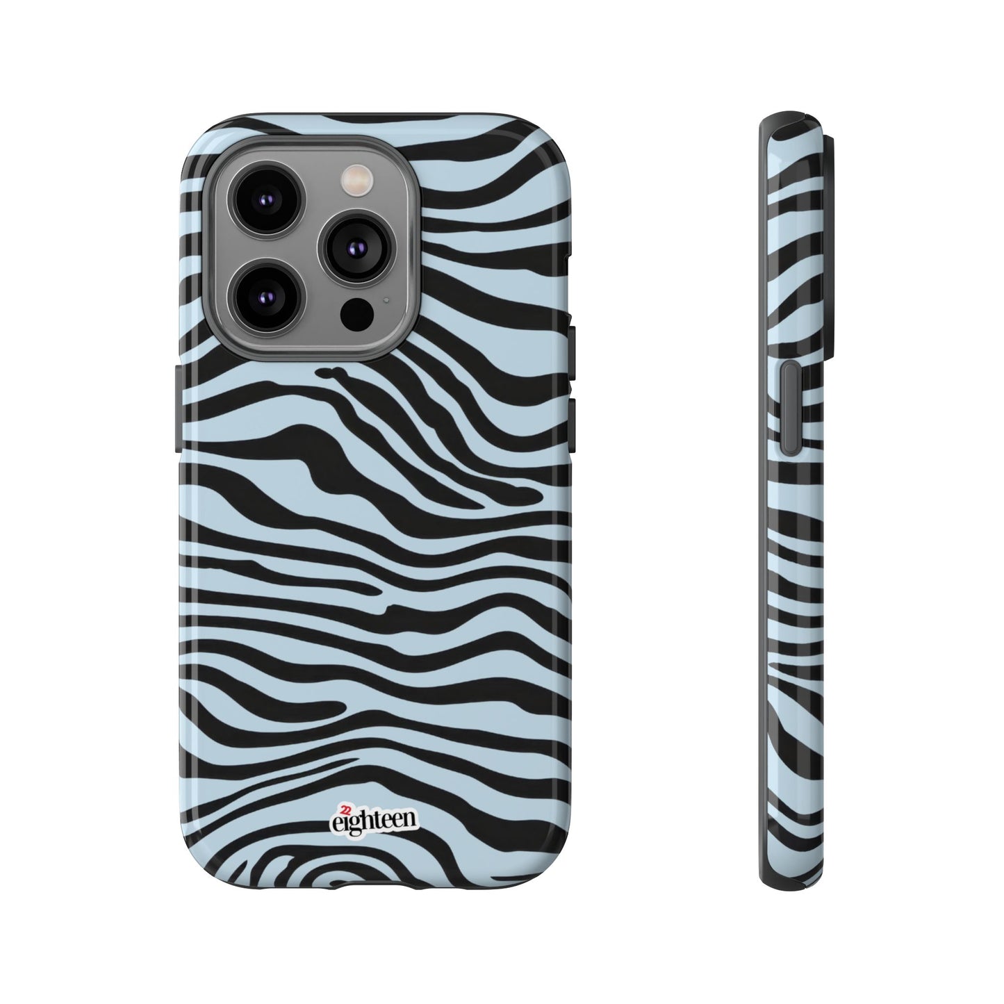 Blue Saharan Stripe Tough Phone Case
