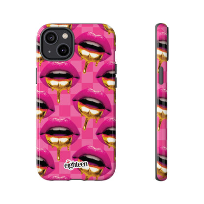 Pink Ms Pouty Tough Phone Case