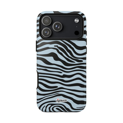 Blue Saharan Stripe Tough Phone Case