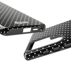 Black Dotty Tough Phone Case