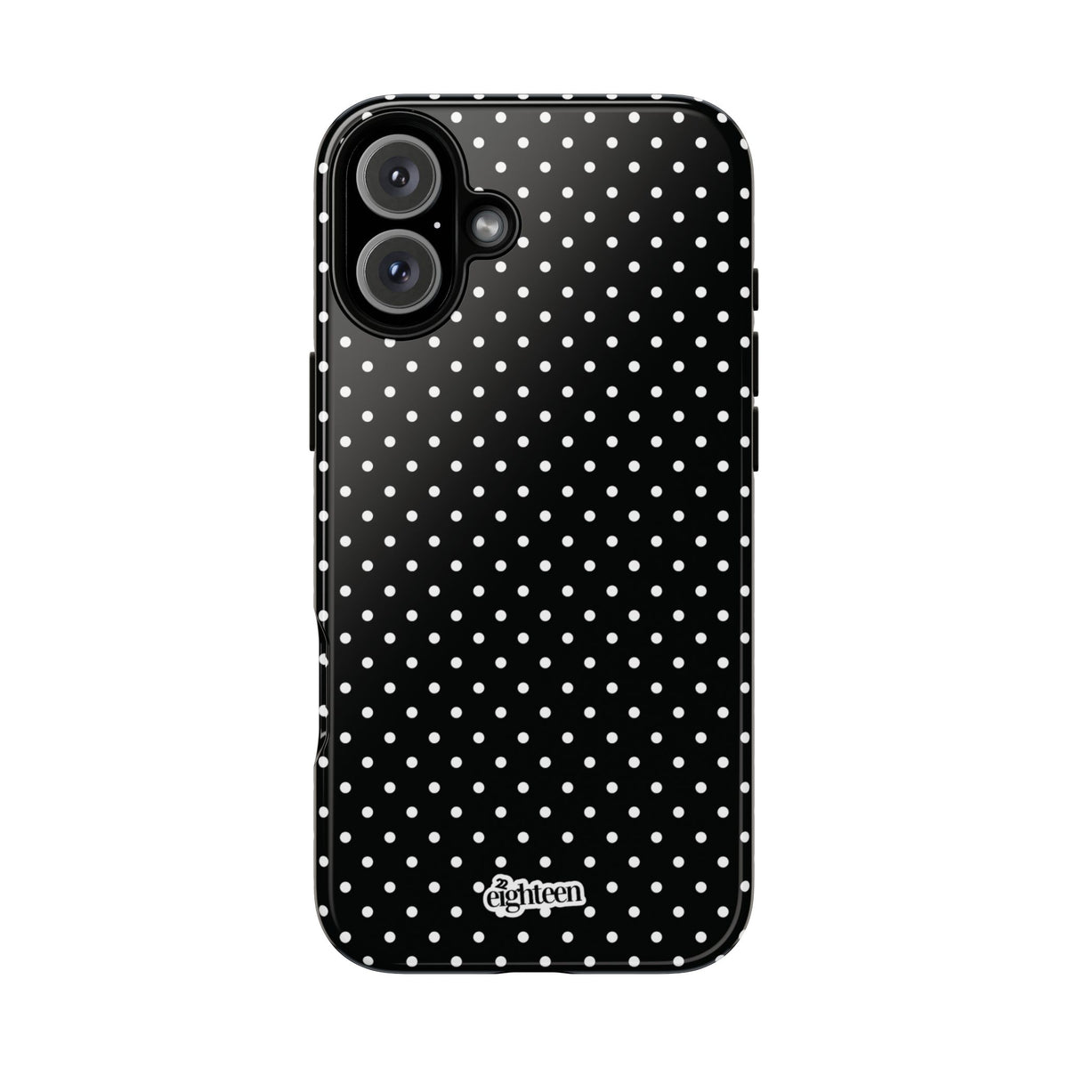 Black Dotty Phone Case