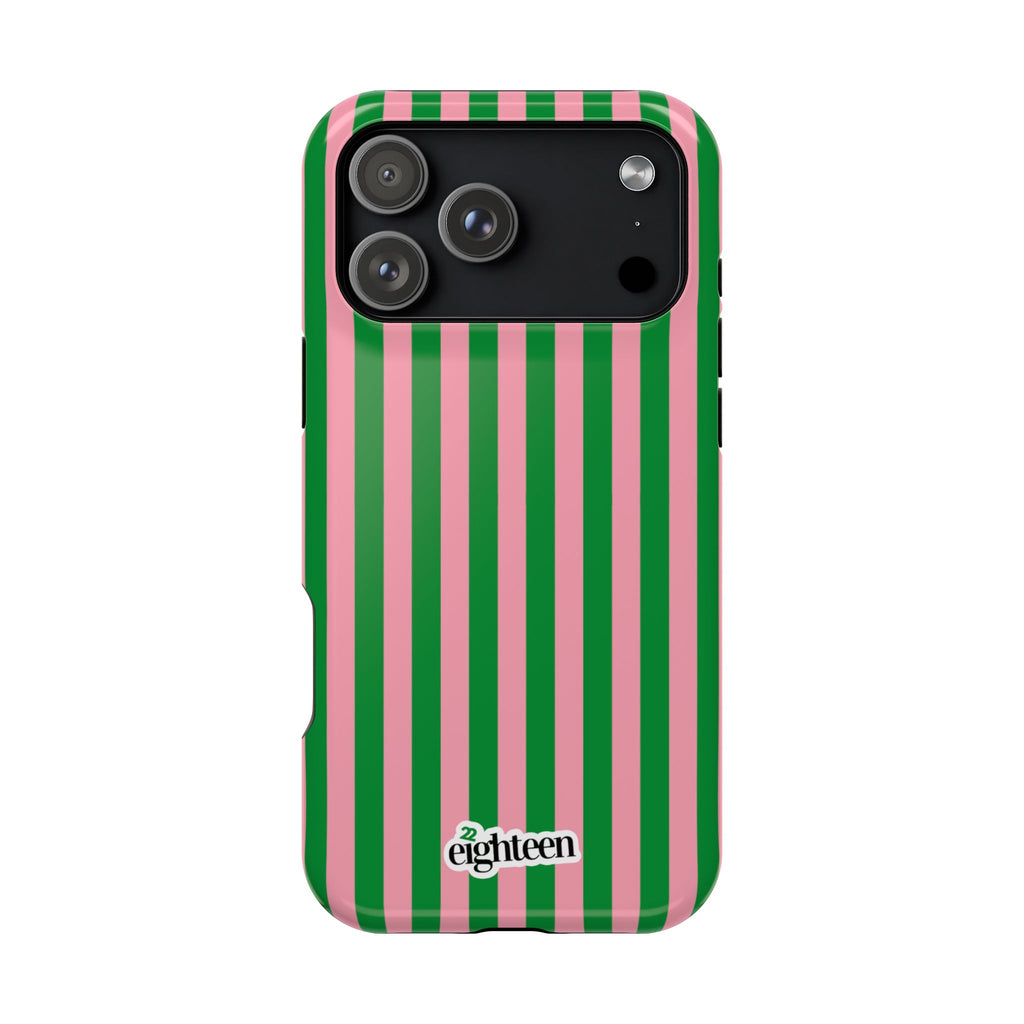 Pink Salmon & Apple Green Baseline MagSafe Phone Case