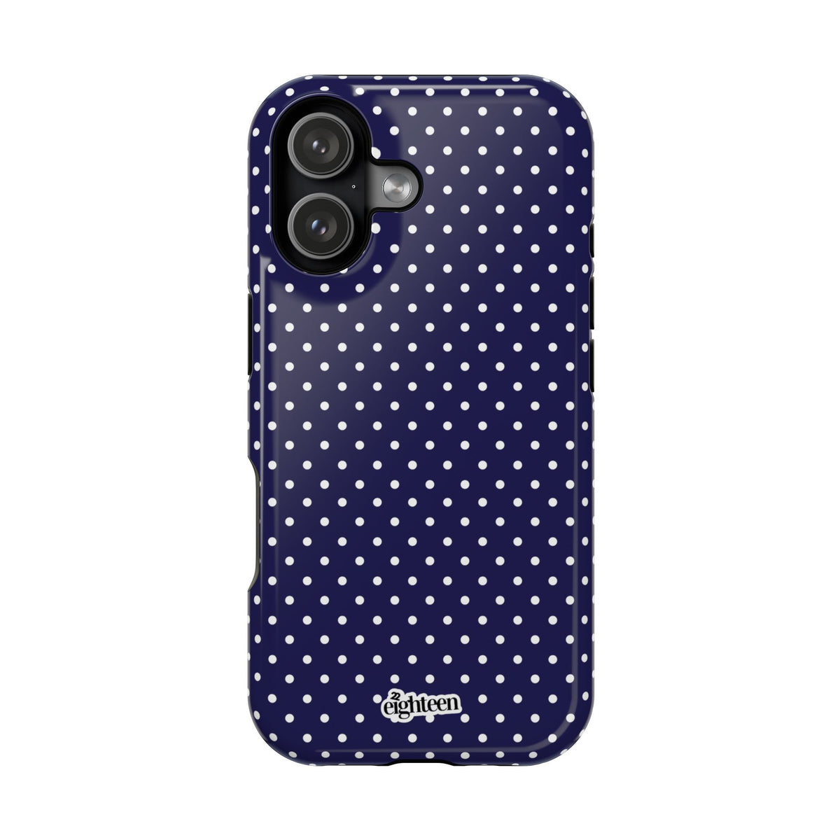 Deep Blue Dotty MagSafe Phone Case