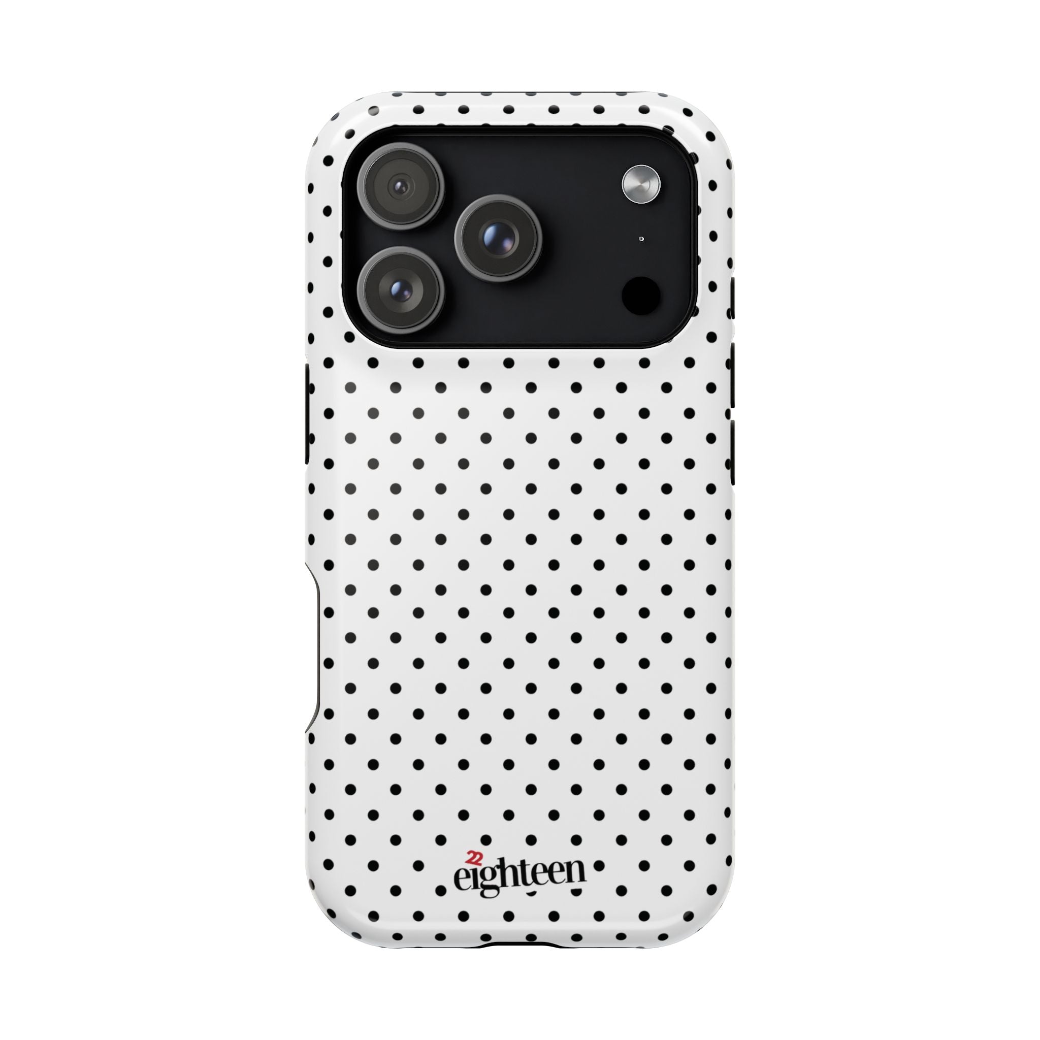White Dotty MagSafe Phone Case