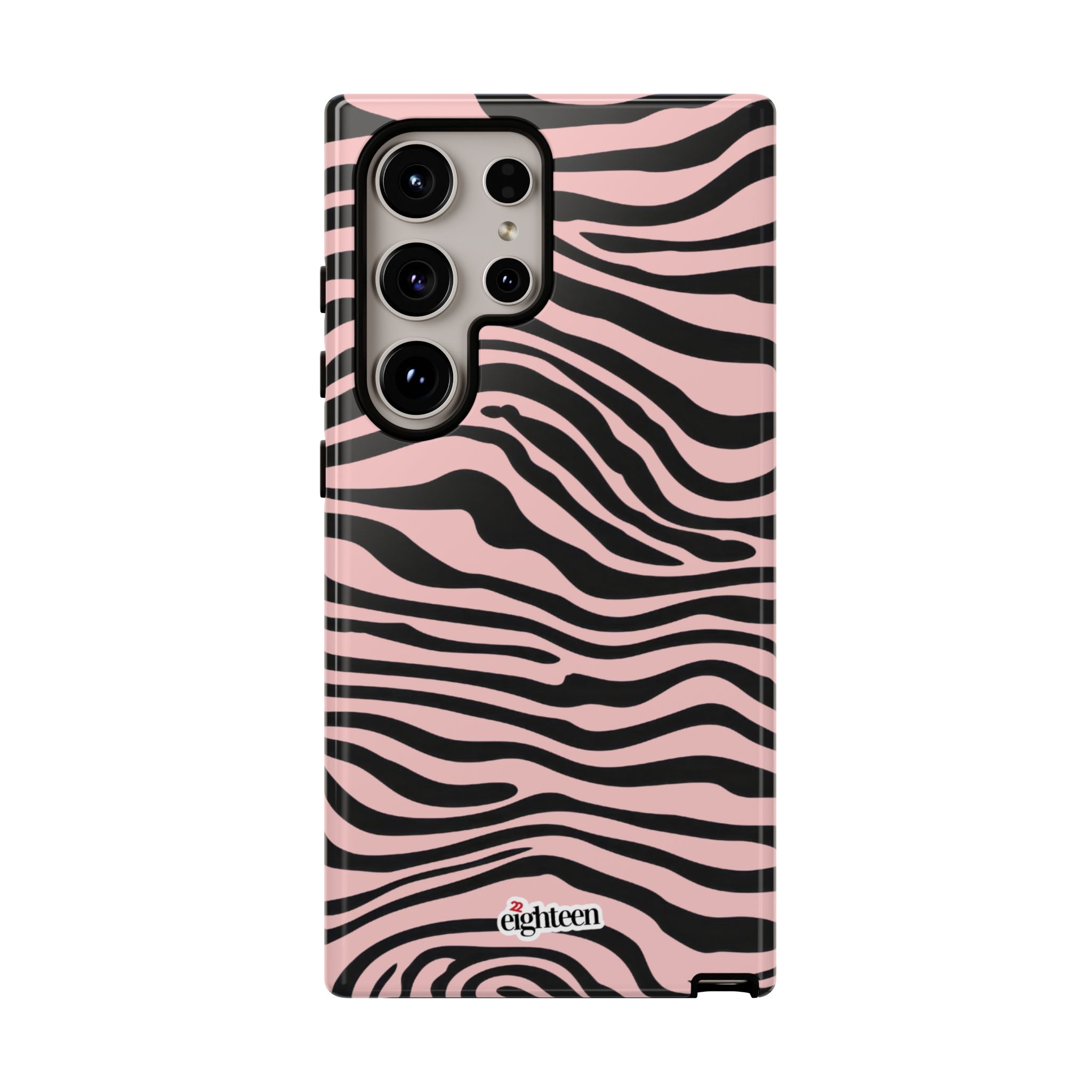 Pink Saharan Stripe Tough Phone Case