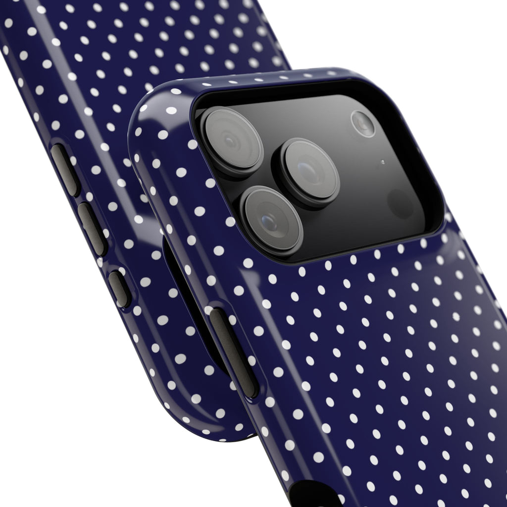 Deep Blue Dotty MagSafe Phone Case