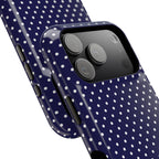 Deep Blue Dotty MagSafe Phone Case