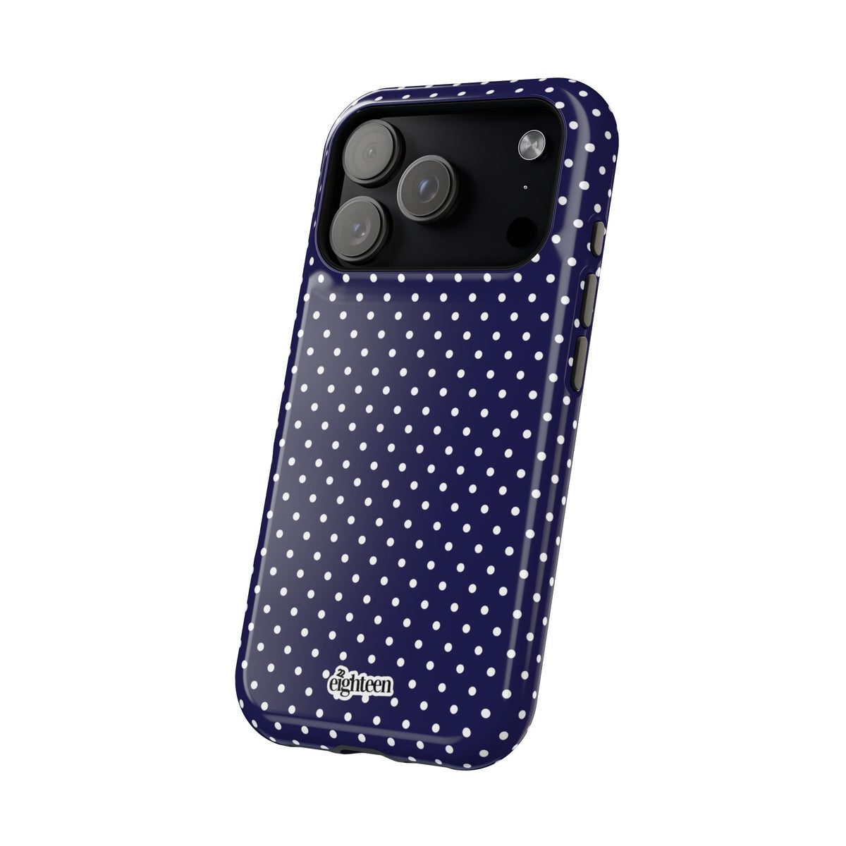 Deep Blue Dotty MagSafe Phone Case