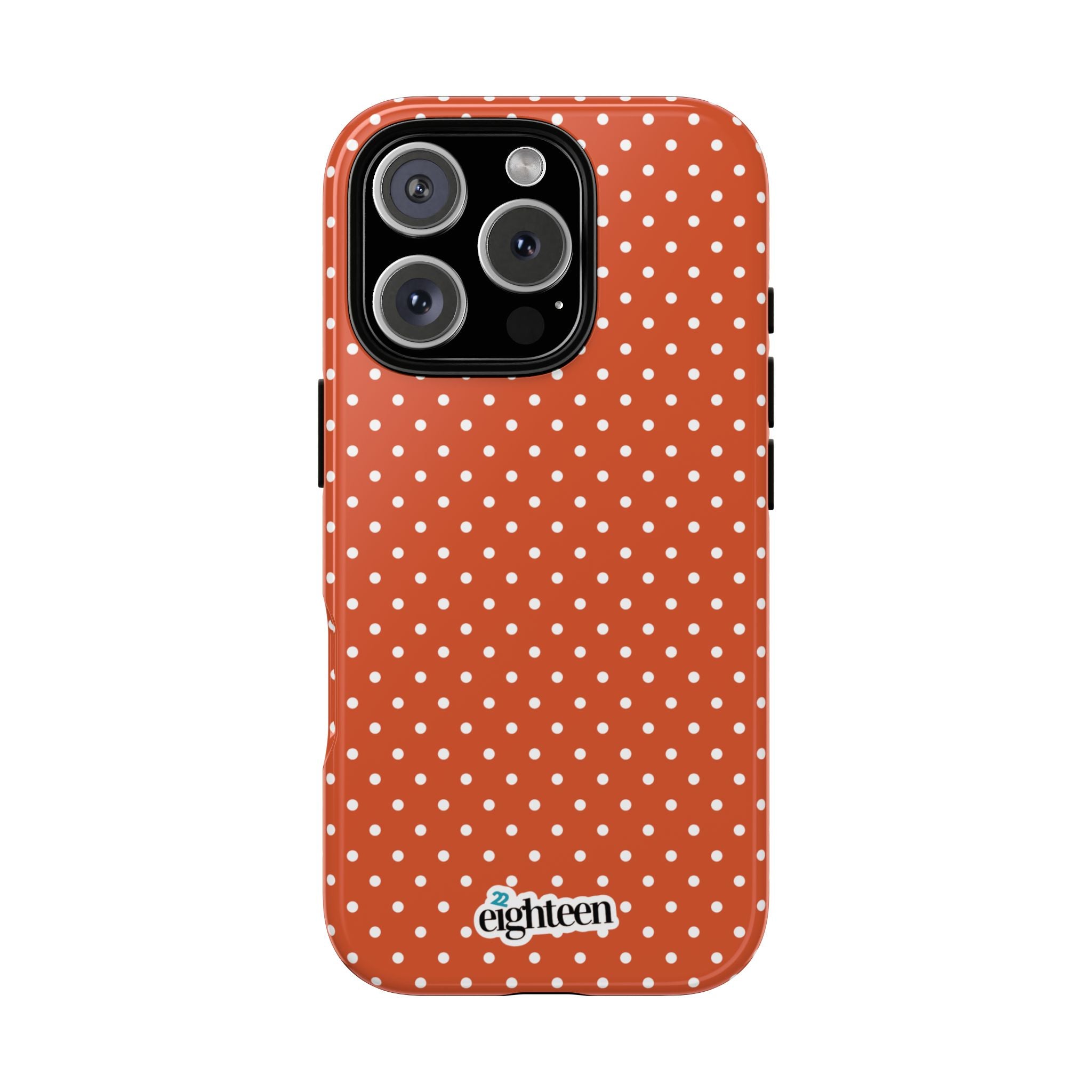 Harvest Orange Dotty Tough Phone Case