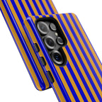 Royal Blue & Gold Baseline Tough Phone Case