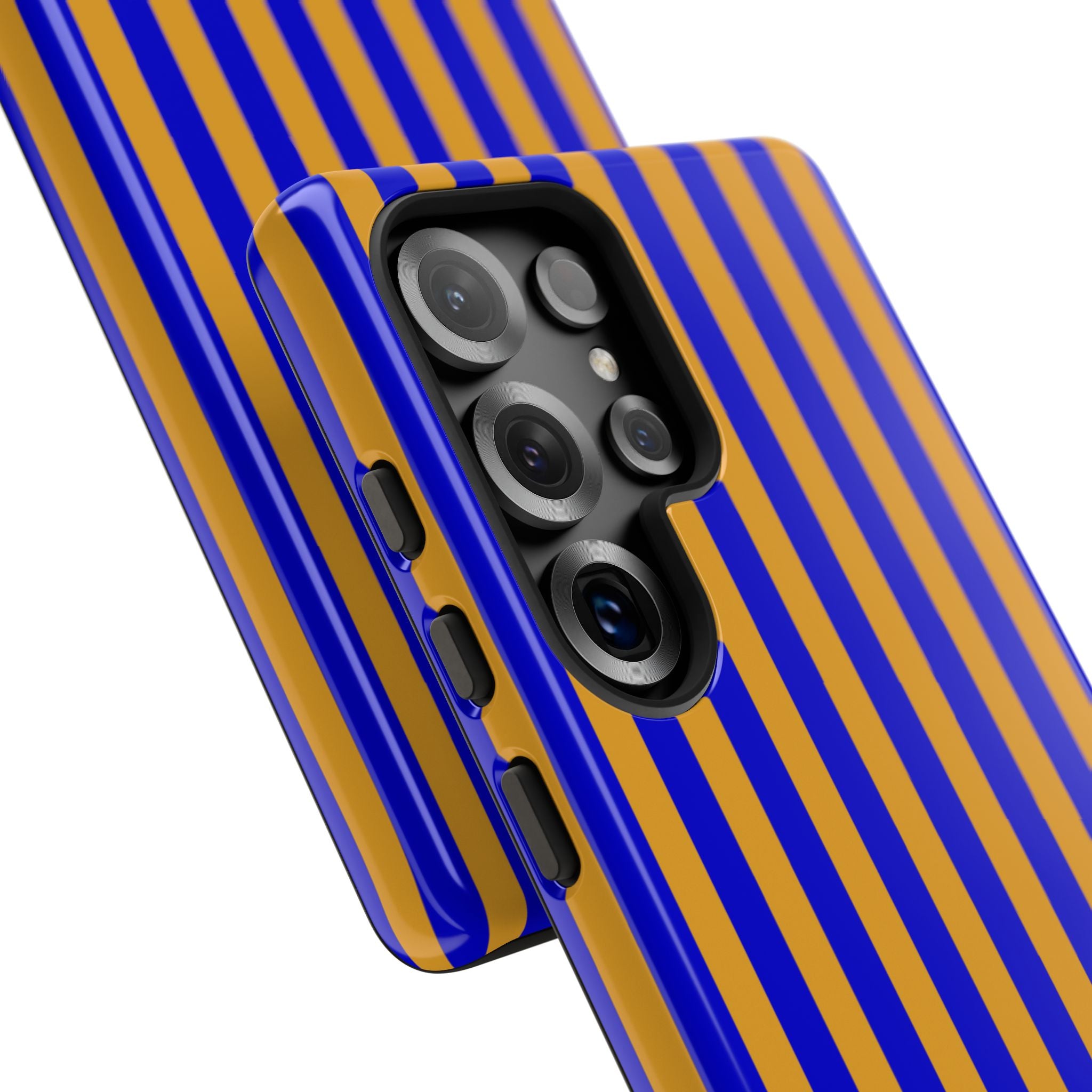 Royal Blue & Gold Baseline Tough Phone Case