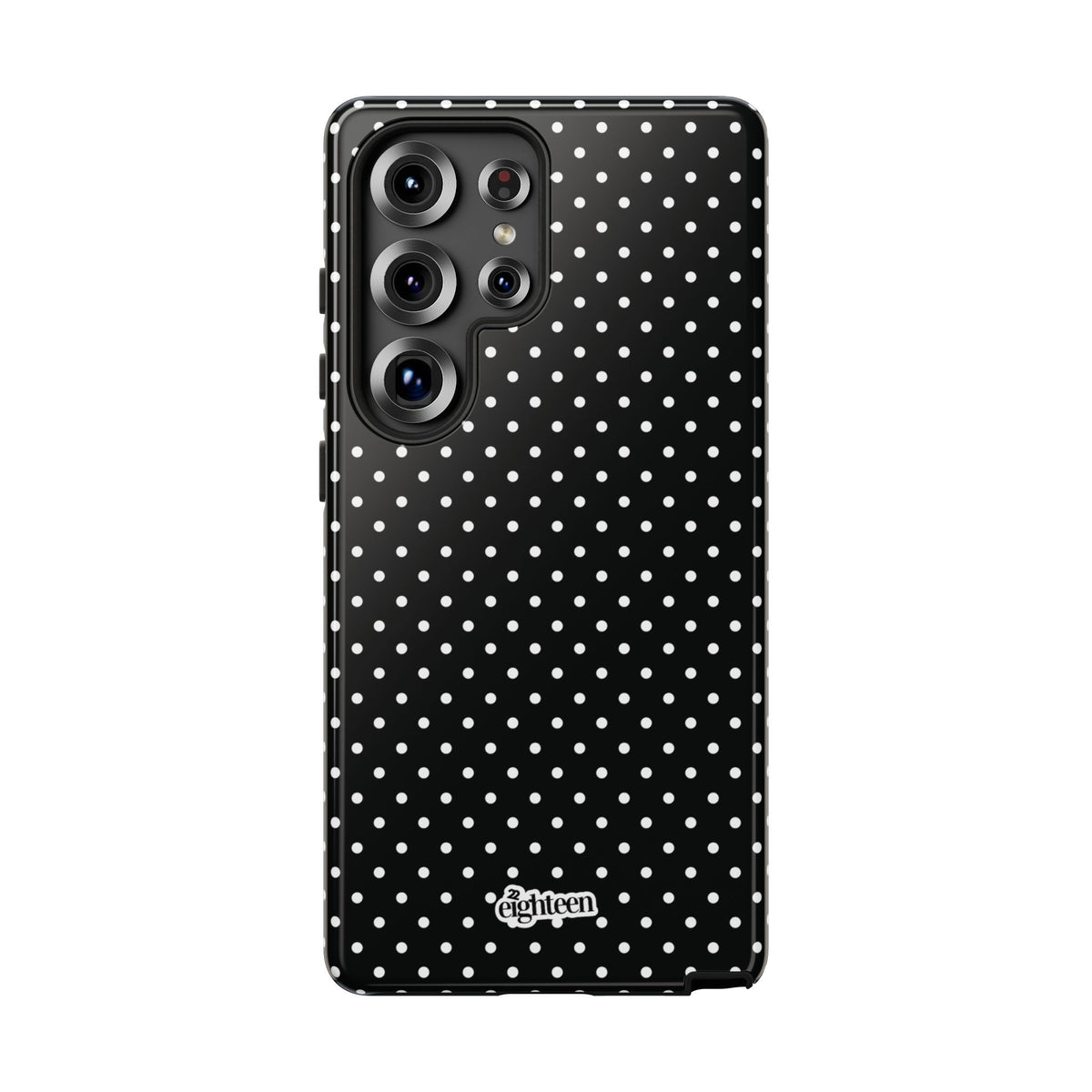 Black Dotty Phone Case