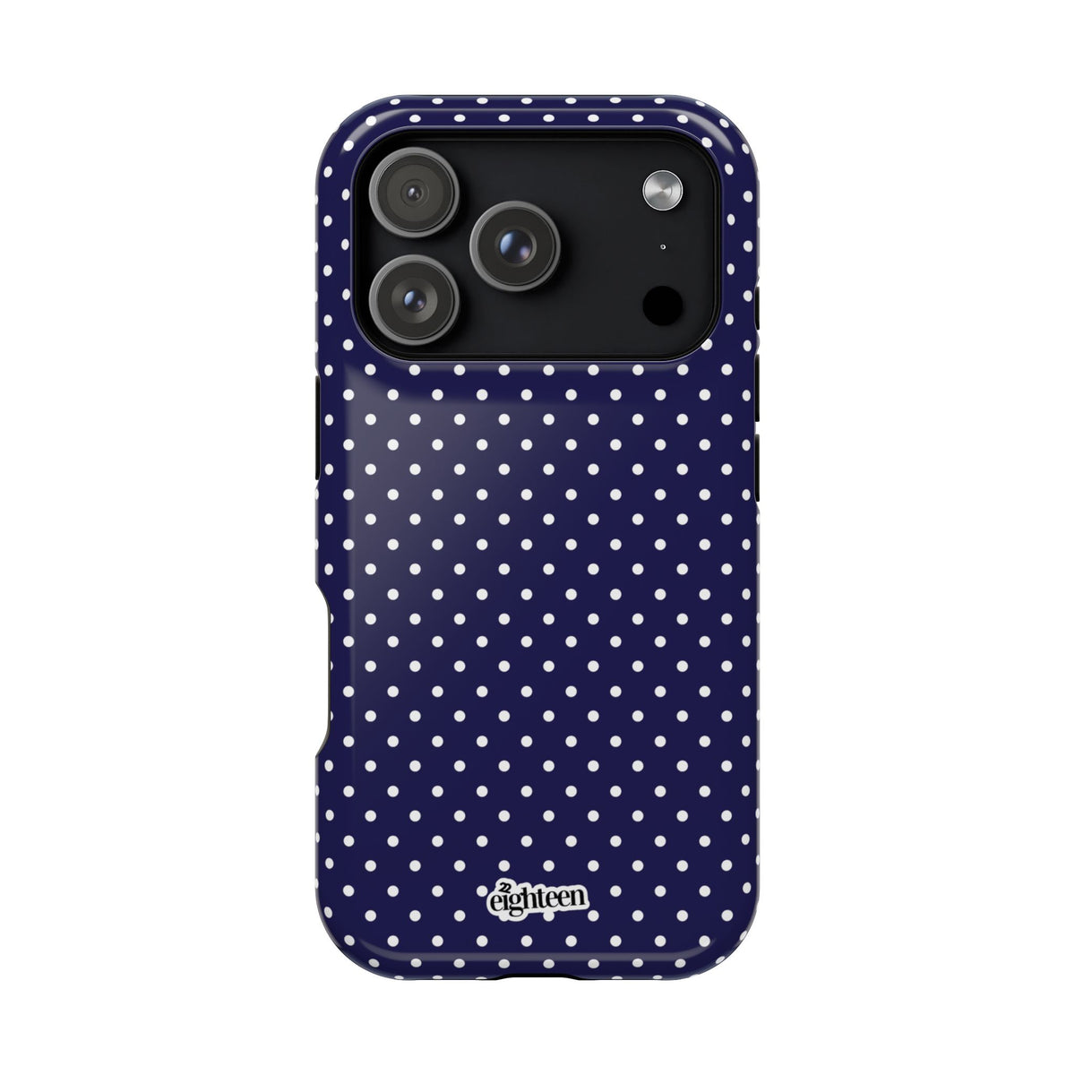 Deep Blue Dotty MagSafe Phone Case