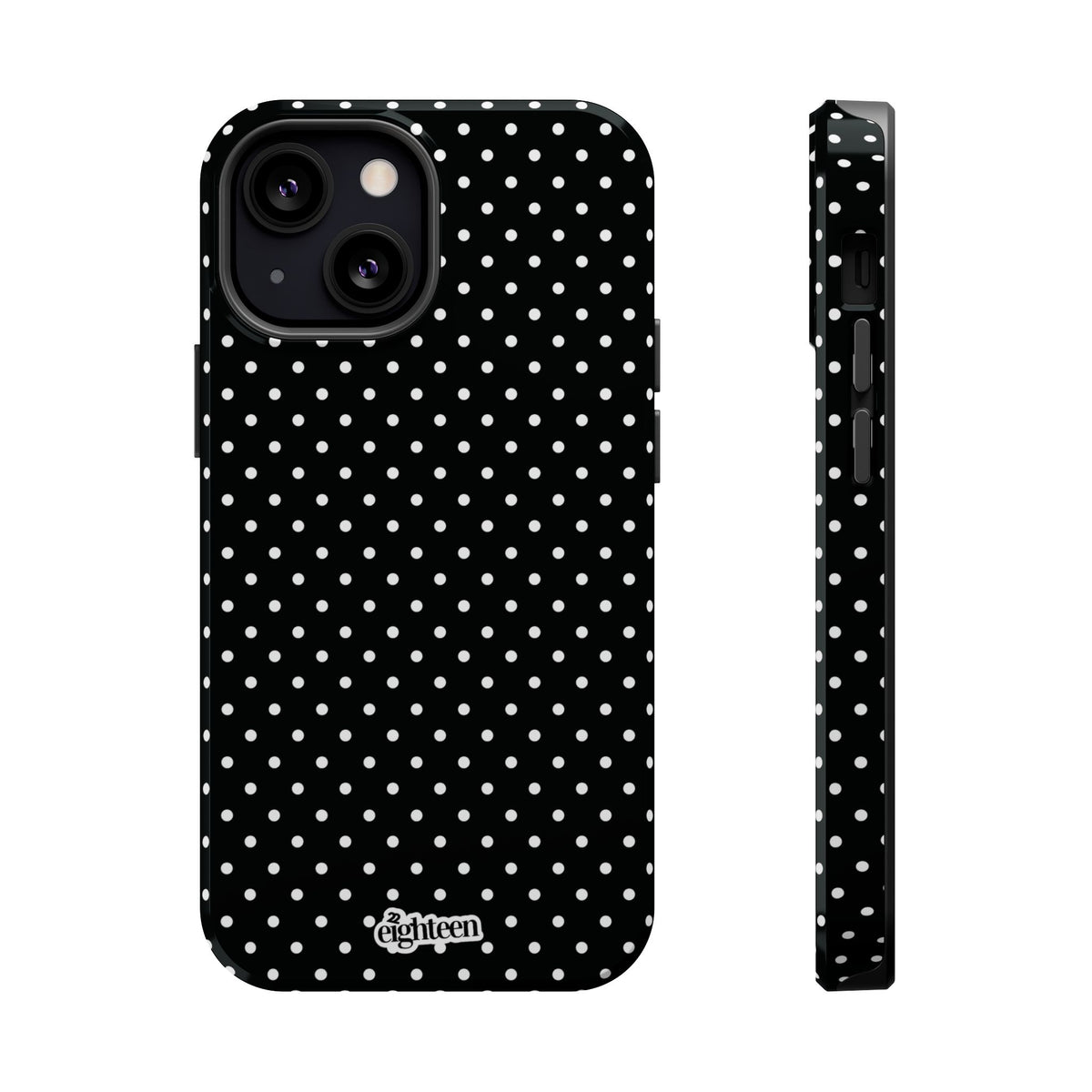 Black Dotty MagSafe Phone Case