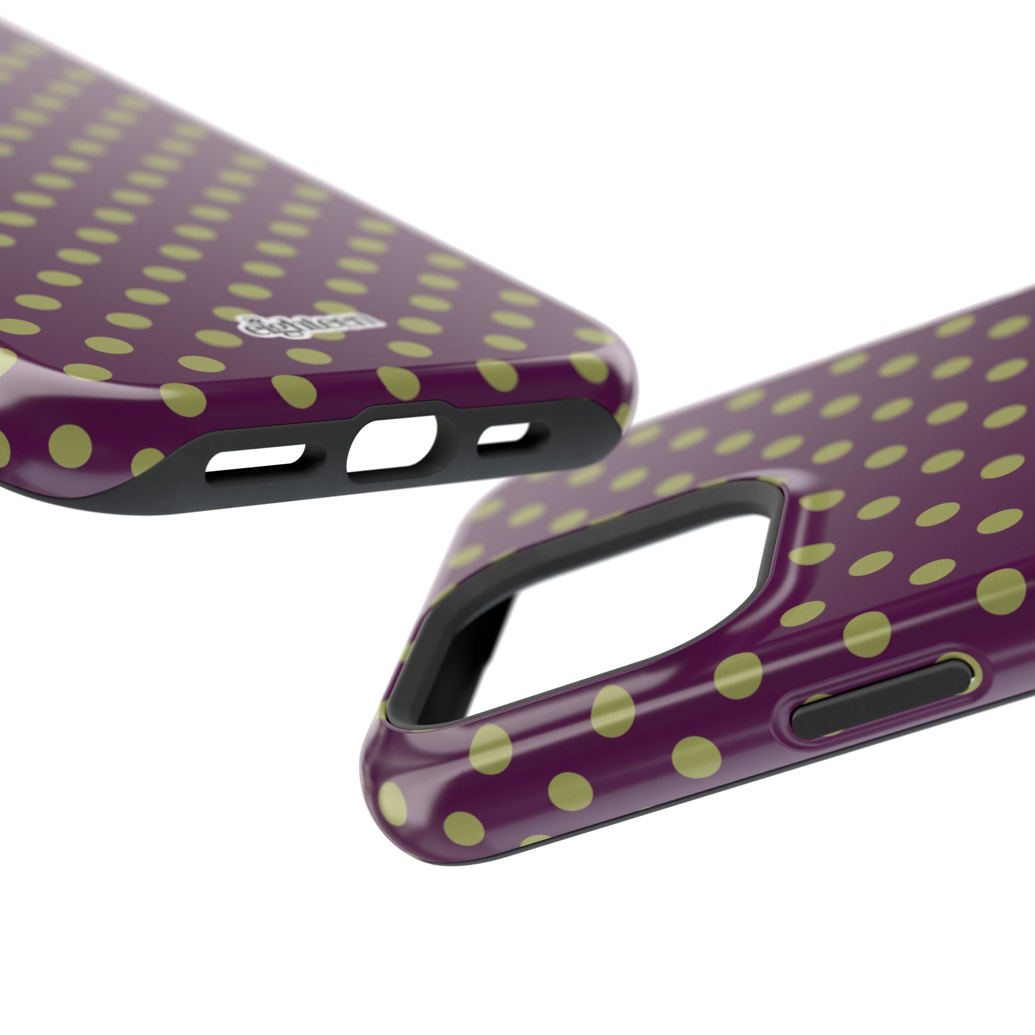 Deep Burgundy & Acacia Dot Theory MagSafe Phone Case