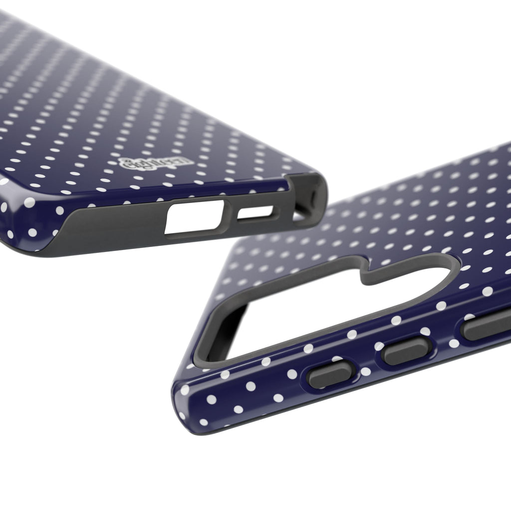 Deep Blue Dotty Phone Case