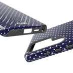 Deep Blue Dotty Phone Case