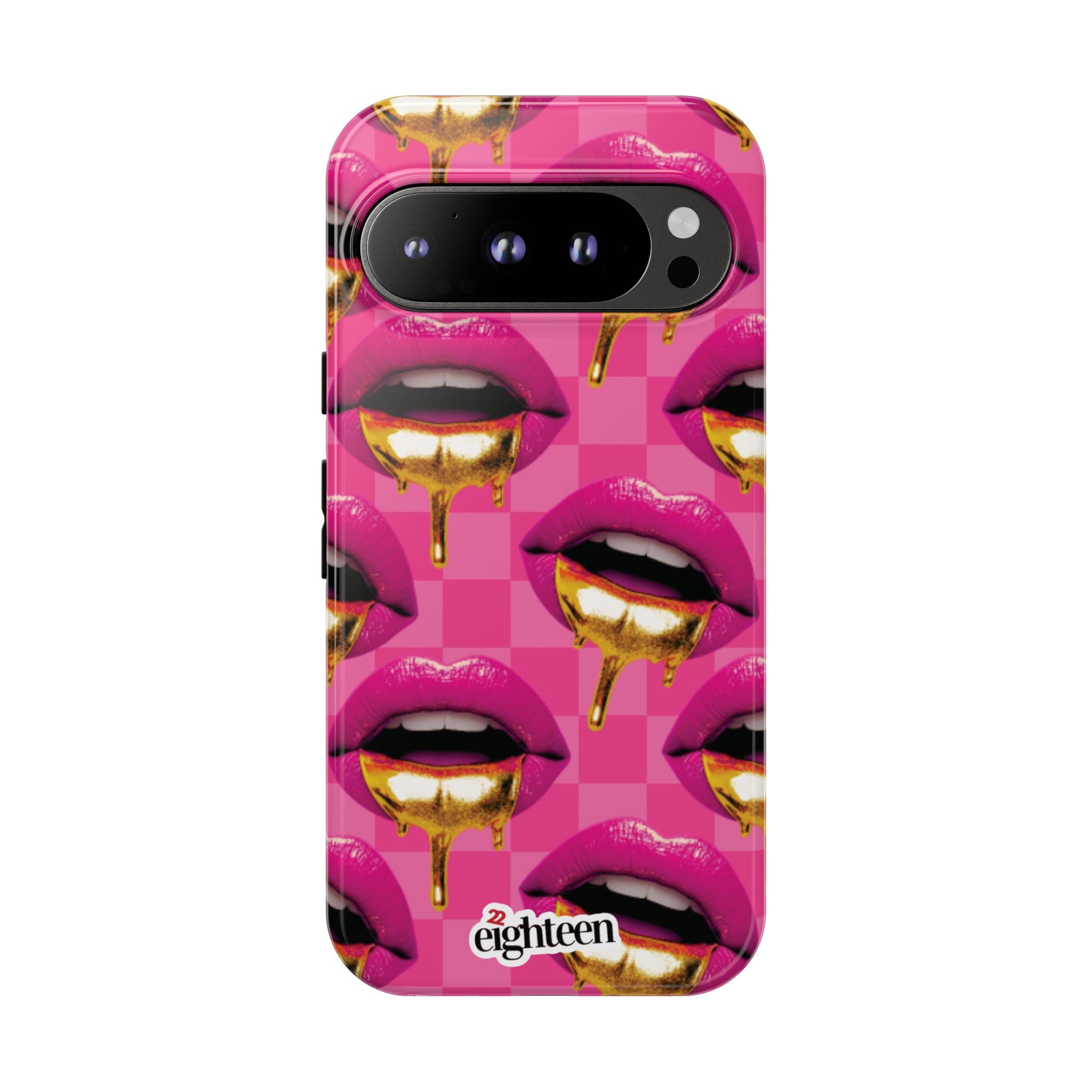 Pink Ms Pouty Tough Phone Case