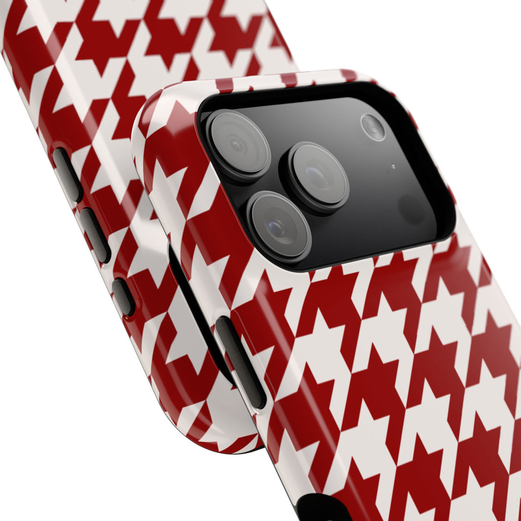 Crimson & Cream Staccato MagSafe Phone Case