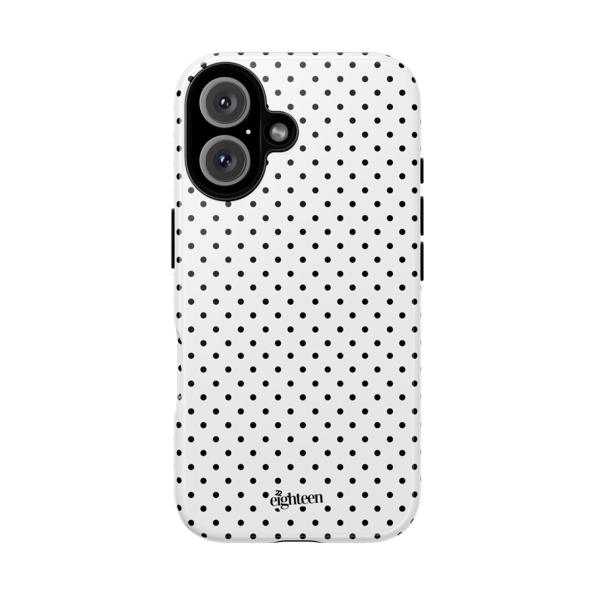 White Dotty Phone Case