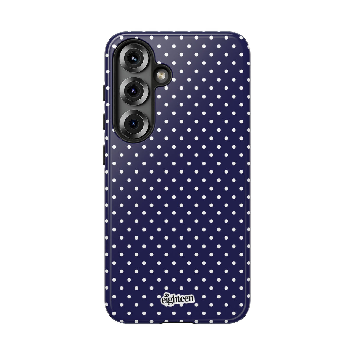 Deep Blue Dotty Phone Case