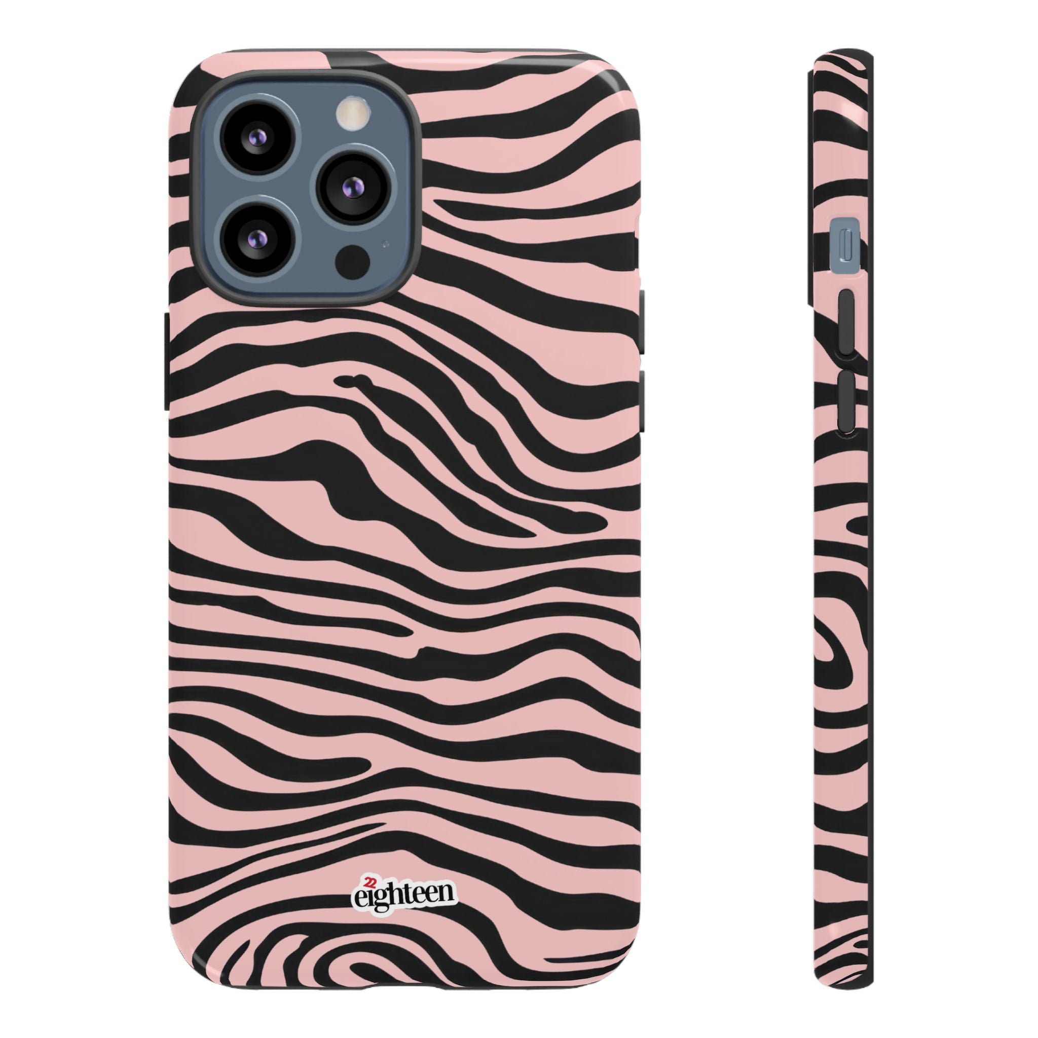 Pink Saharan Stripe Tough Phone Case
