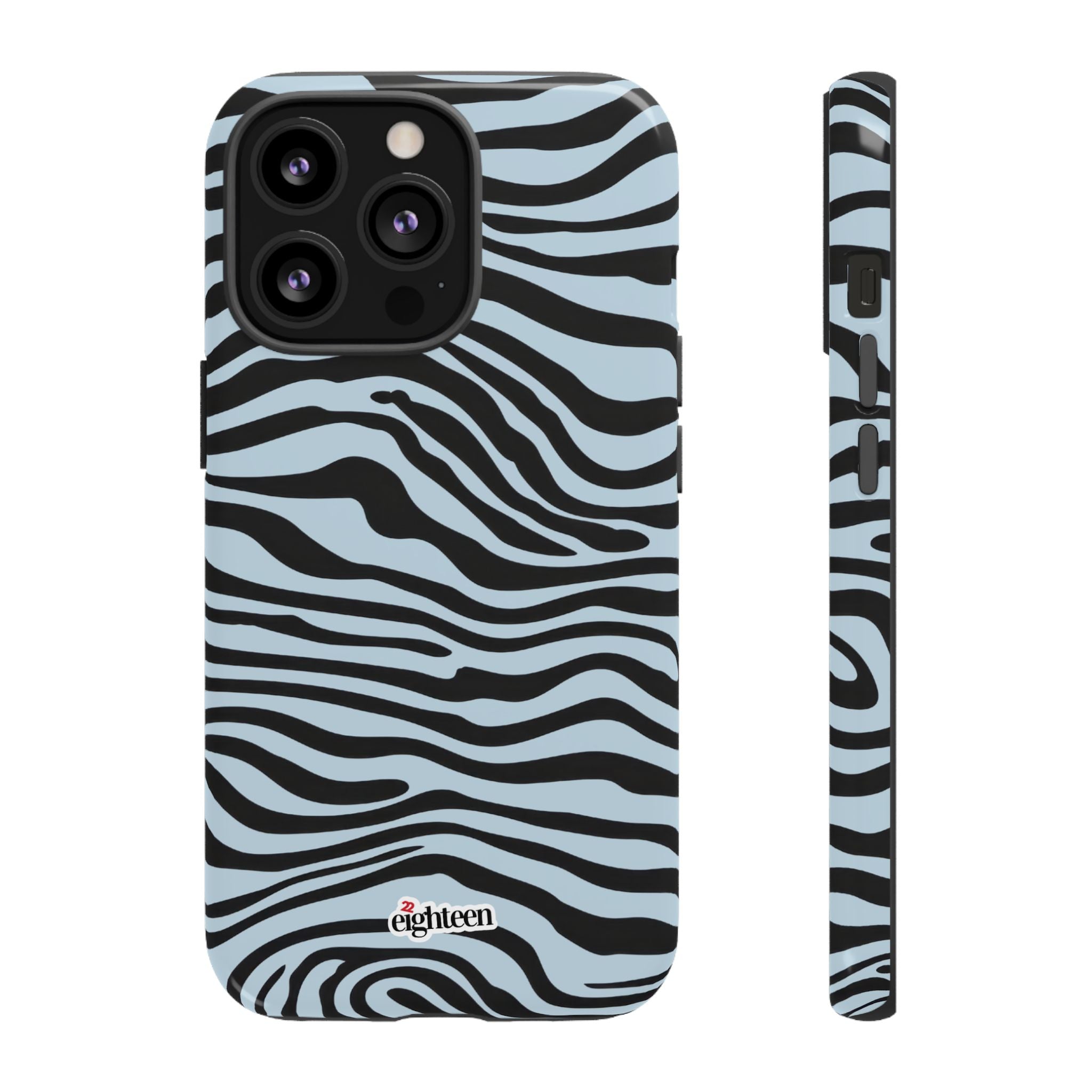 Blue Saharan Stripe Tough Phone Case