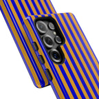 Royal Blue & Gold Baseline Tough Phone Case