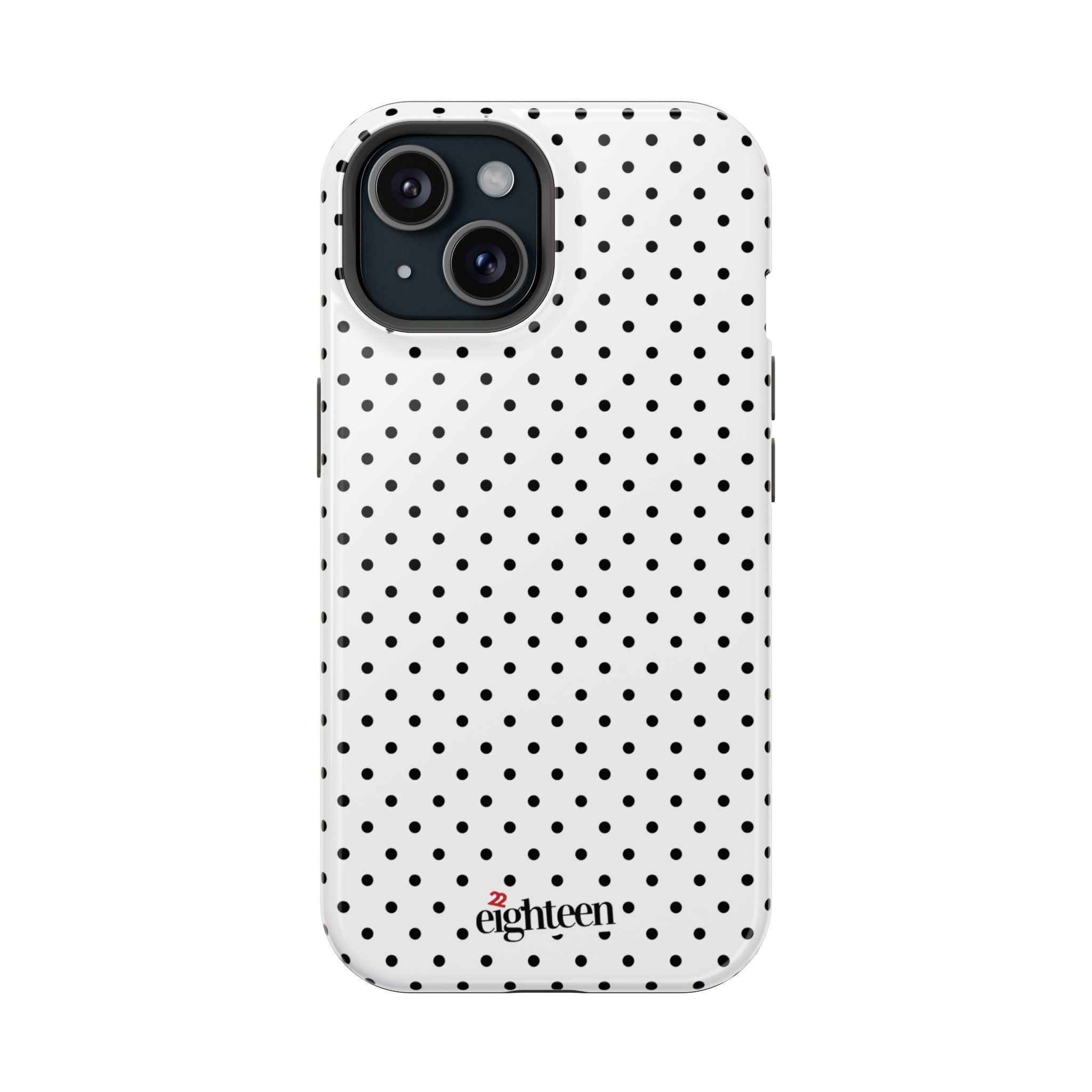 White Dotty MagSafe Phone Case
