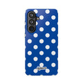 Royal Blue & White Dot Theory MagSafe Phone Case